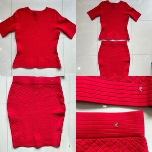 Carolina Herrera Red Set